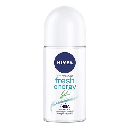 Шариковый антиперспирант Fresh Energy 50 мл, Nivea
Шариковый антиперспирант Fresh Energy 50 мл, Nivea