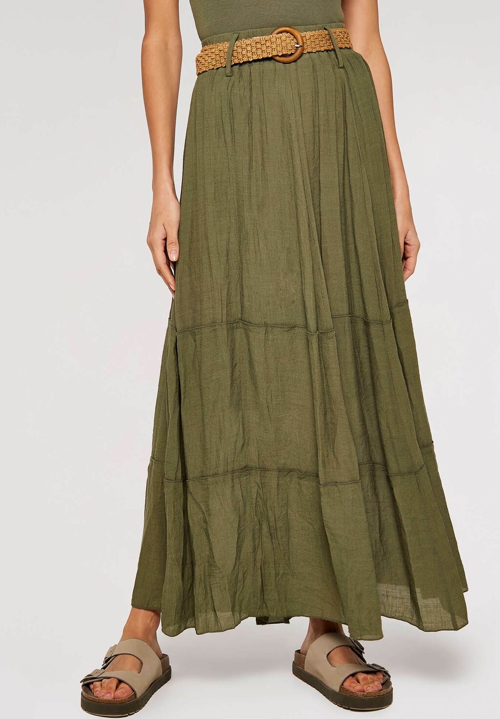 Юбка макси SLUB SHIMMER Apricot, цвет khaki
Юбка макси SLUB SHIMMER Apricot, цвет khaki