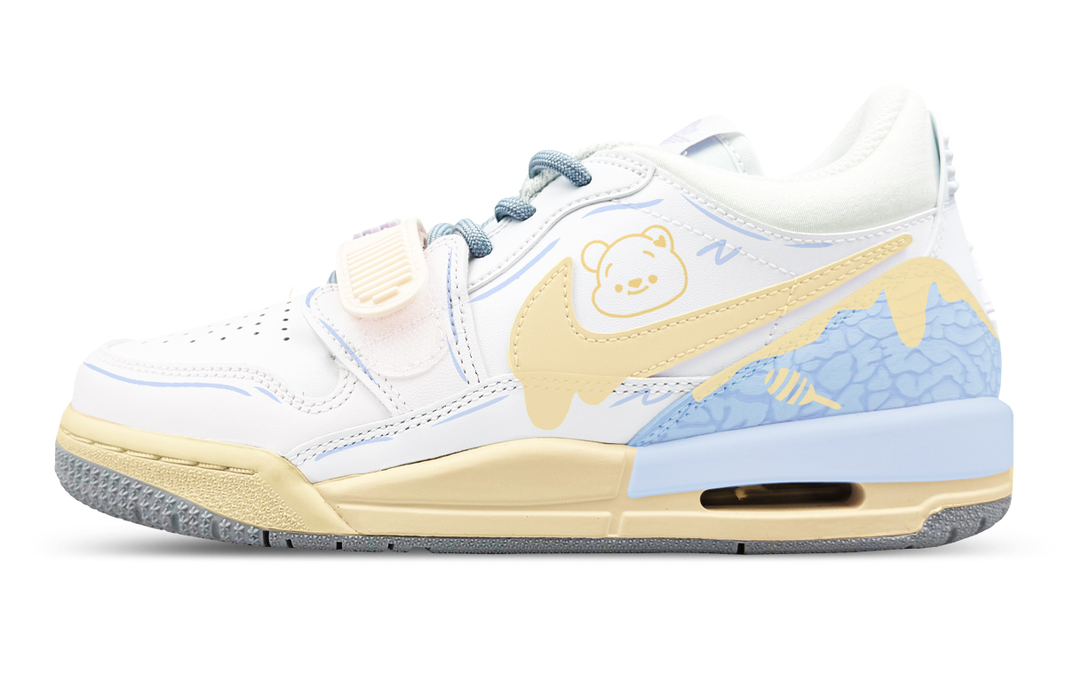 Jordan Детские низкие скейтбордистские кроссовки Legacy 312 Honeys Bear с амортизацией, износостойкие, желто-синие, унисекс
Jordan Детские низкие скейтбордистские кроссовки Legacy 312 Honeys Bear с амортизацией, износостойкие, желто-синие, унисекс