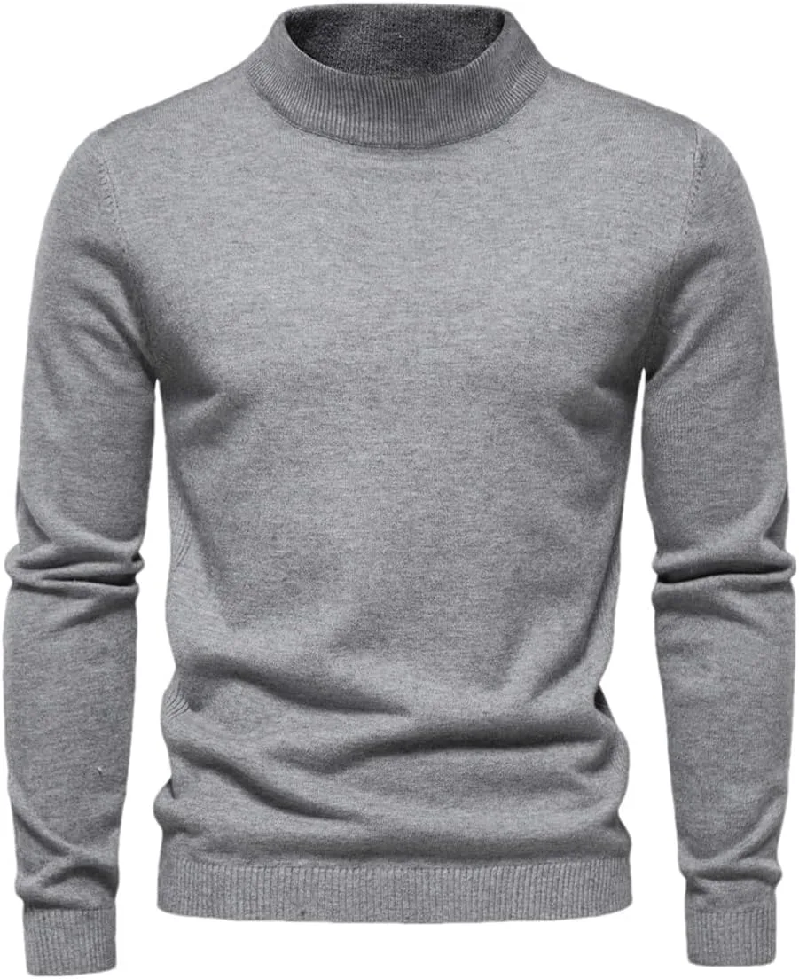 Мужской свитер с воротником-стойкой
Мужской свитер с воротником-стойкой