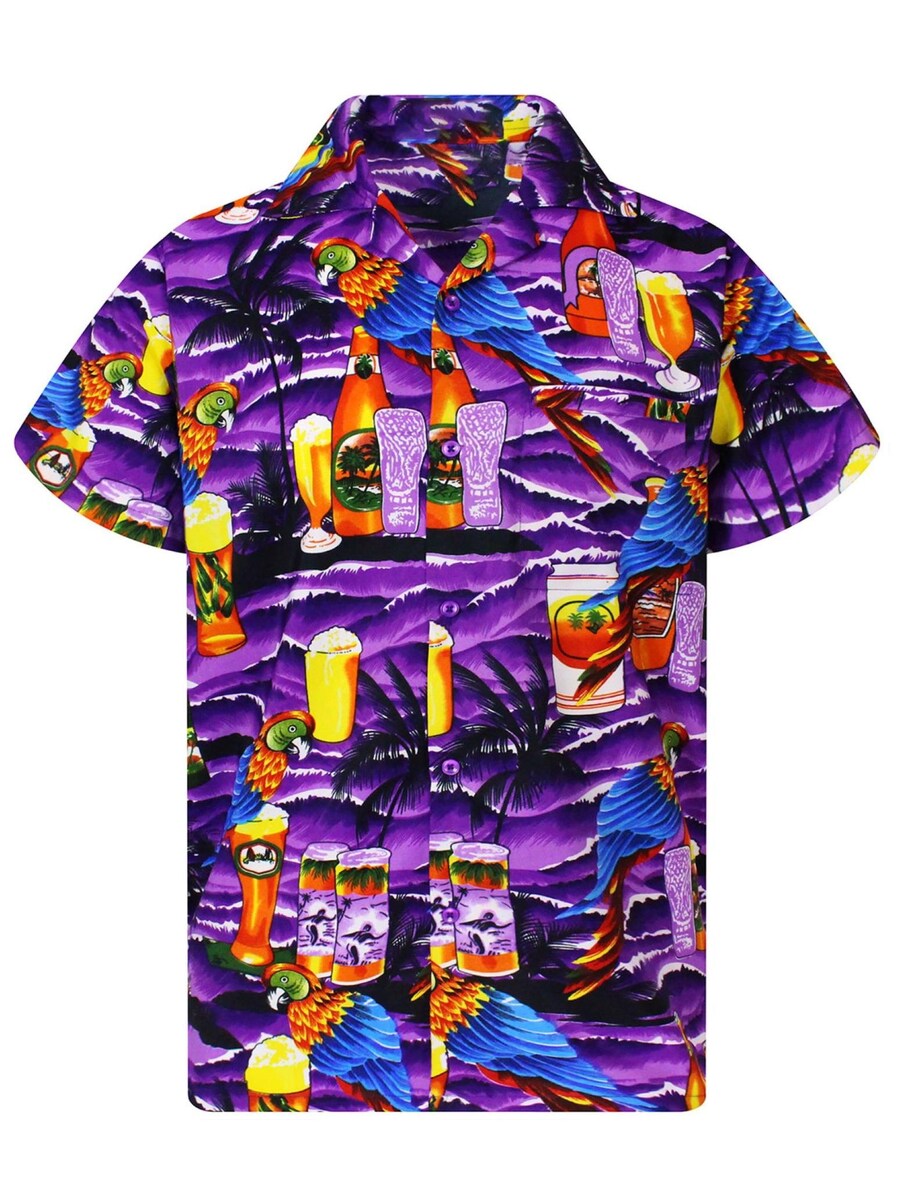 Рубашка King Kameha Parrot Beer, фиолетовый
Рубашка King Kameha Parrot Beer, фиолетовый