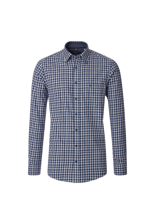 Рубашка фланелевая свободного покроя в клетку Casamoda, синий
Рубашка фланелевая свободного покроя в клетку Casamoda, синий