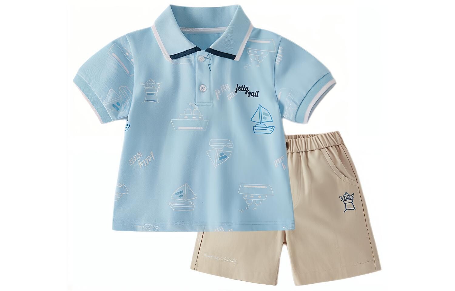Jellybaby Детская повседневная спортивная одежда, Синий
Jellybaby Детская повседневная спортивная одежда, Синий