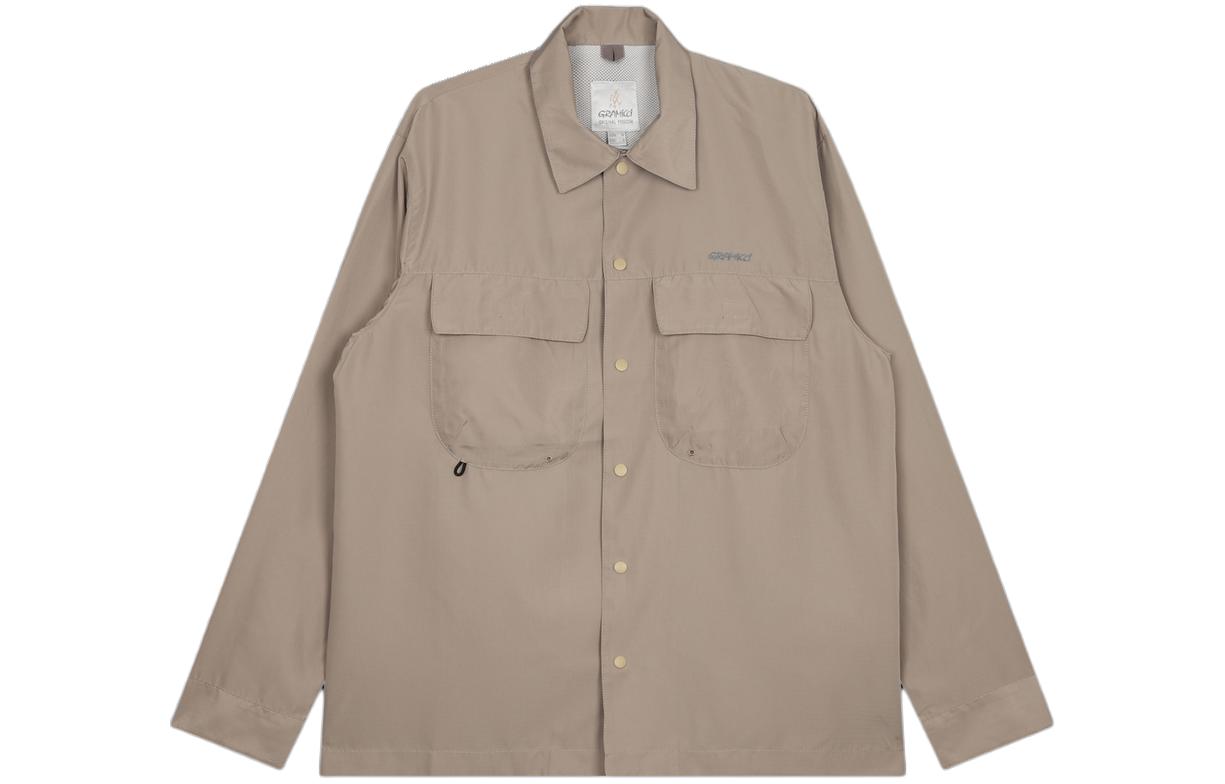 Легкая рубашка utility из рипстопа Gramicci, Taupe
Легкая рубашка utility из рипстопа Gramicci, Taupe