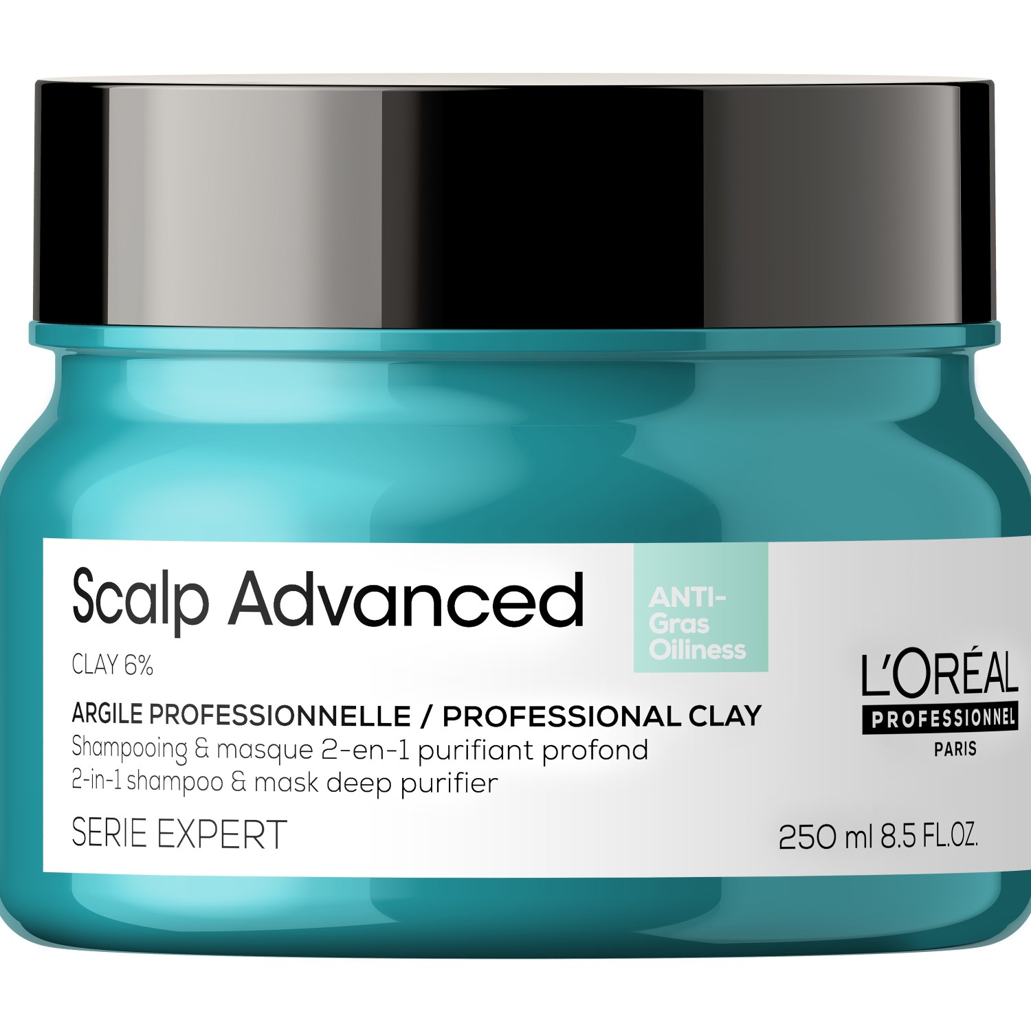 Маска для волос serie expert scalp advanced anti-oiliness 2in1 deep purifier clay L Oreal Professionnel Paris, объем 250 мл
Маска для волос serie expert scalp advanced anti-oiliness 2in1 deep purifier clay L Oreal Professionnel Paris, объем 250 мл