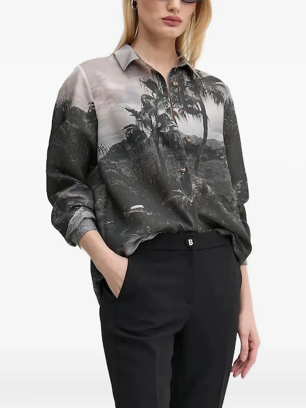 Рубашка с принтом Never Fully Dressed, черный
Рубашка с принтом Never Fully Dressed, черный