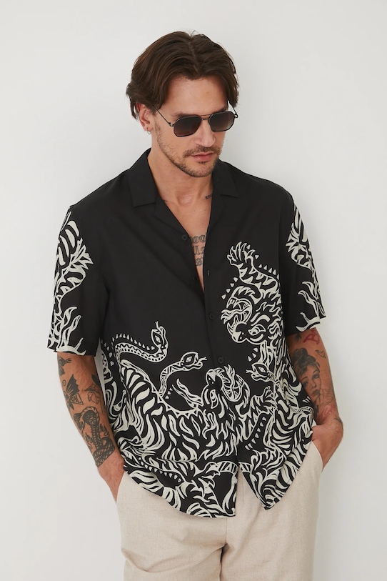 Рубашка с добавлением льна Medicine, черный
Рубашка с добавлением льна Medicine, черный