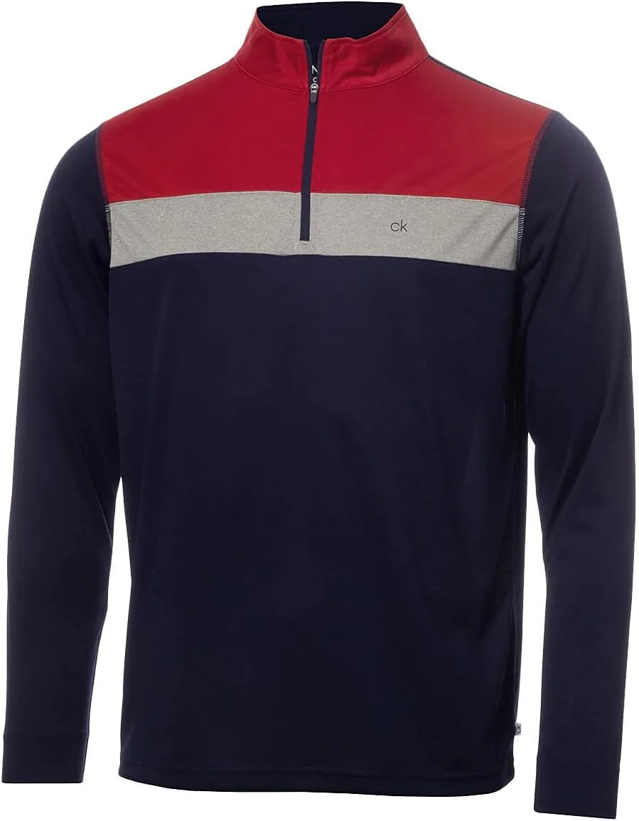 Calvin Klein мужской гольф-свитер Smith River с воротником-стойкой и молнией на 1/4
Calvin Klein мужской гольф-свитер Smith River с воротником-стойкой и молнией на 1/4