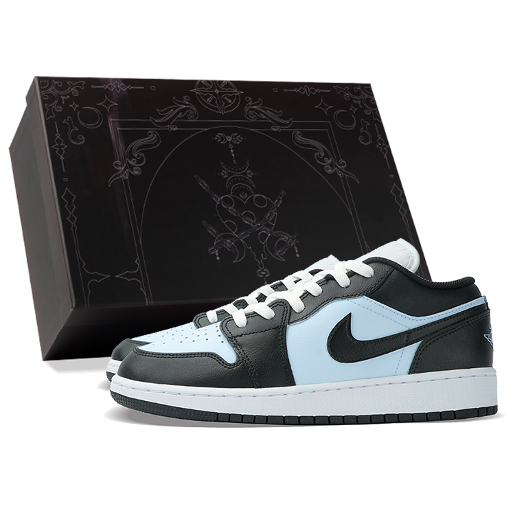 Air 1 Устойчивые к истиранию низкие детские баскетбольные кроссовки черно-синие для подростков Jordan 
Air 1 Устойчивые к истиранию низкие детские баскетбольные кроссовки черно-синие для подростков Jordan