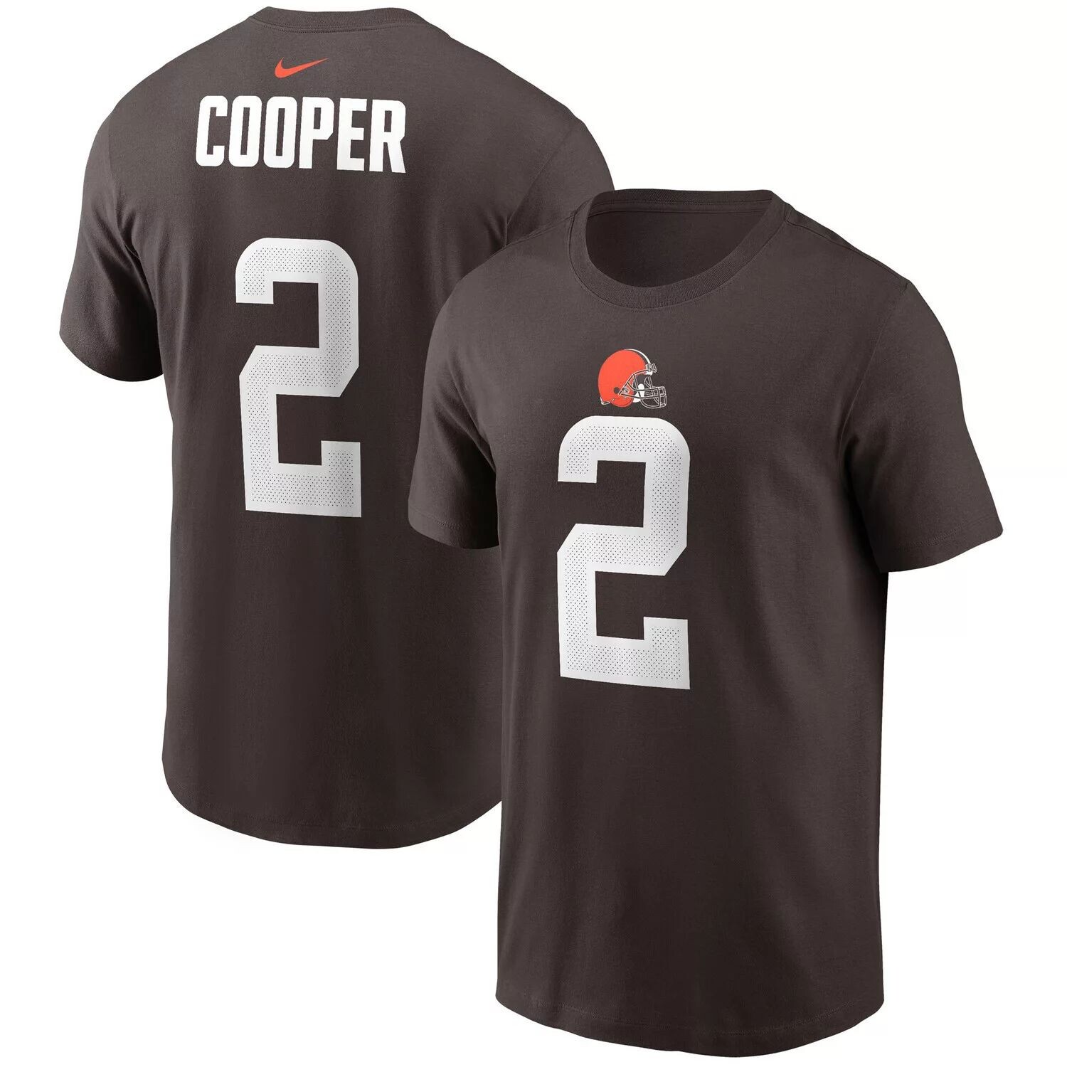Мужская футболка Amari Cooper Brown Cleveland Browns с именем и номером игрока Nike
Мужская футболка Amari Cooper Brown Cleveland Browns с именем и номером игрока Nike