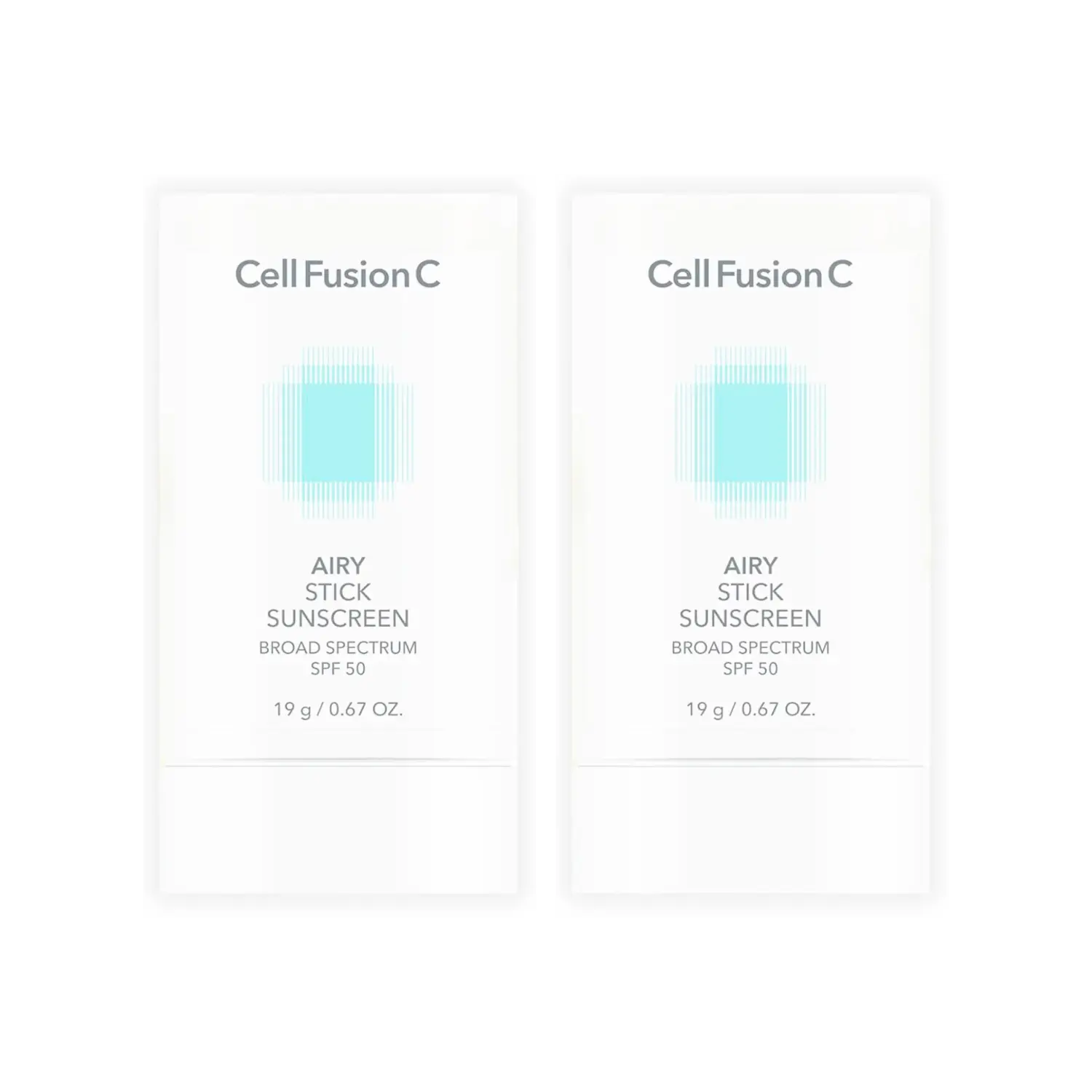 Упаковка из 2 солнцезащитных стиков Airy. Cell Fusion C
Упаковка из 2 солнцезащитных стиков Airy. Cell Fusion C