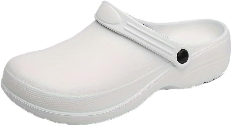 Унисекс сабо из EVA, удобные, прочные, противоскользящие, масло- и водоотталкивающие, профессиональная обувь для поваров и медсестер, повседневный стиль, обувь для кухни Hhhchpm, белый
Унисекс сабо из EVA, удобные, прочные, противоскользящие, масло- и водоотталкивающие, профессиональная обувь для поваров и медсестер, повседневный стиль, обувь для кухни Hhhchpm, белый