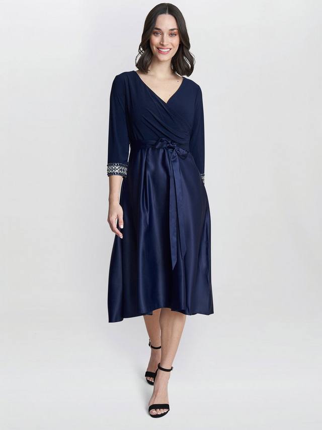 Асимметричное платье миди petite doris Gina Bacconi, темно-синий
Асимметричное платье миди petite doris Gina Bacconi, темно-синий