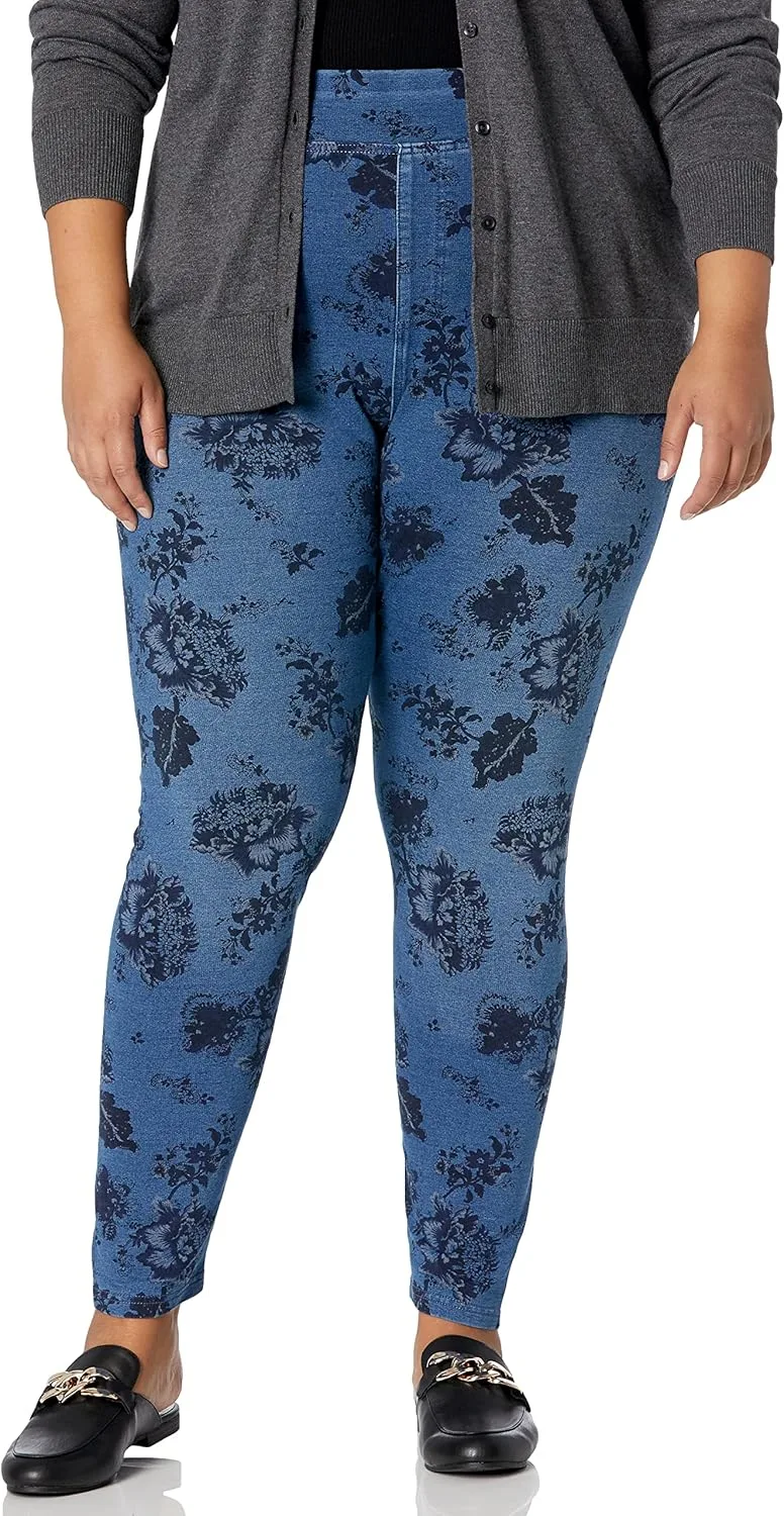 HUE Women's Super Soft Stretch High Rise Denim Leggings
HUE Women's Super Soft Stretch High Rise Denim Leggings