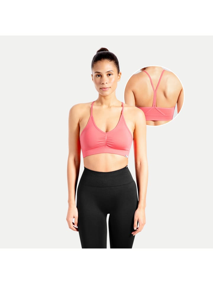 SMILODOX Спортивный бюстгальтер-комбинация, однотонный, розовый
SMILODOX Спортивный бюстгальтер-комбинация, однотонный, розовый