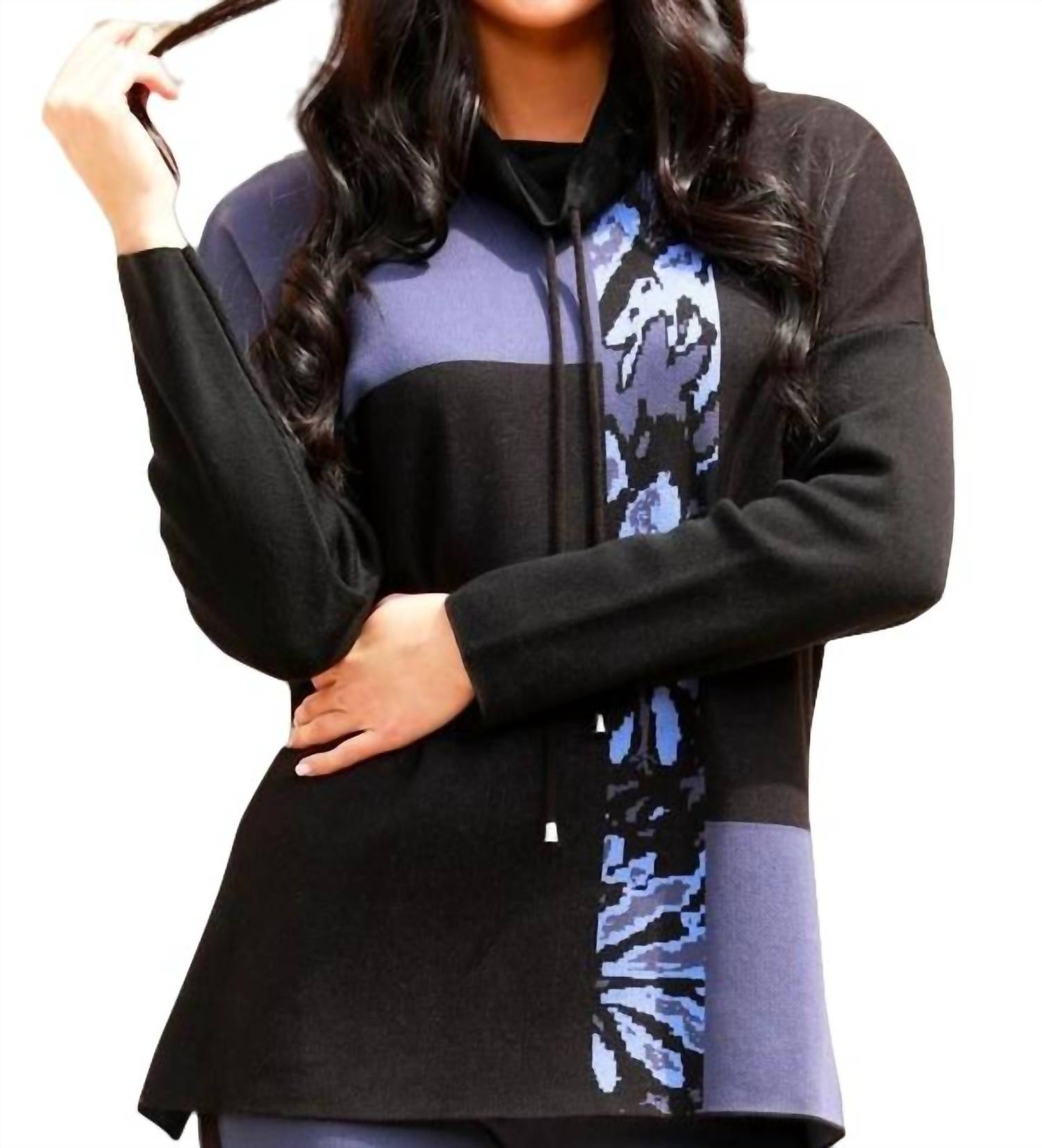 Абстрактное пончо на завязках черного/барвинкового цвета Angel Apparel, Черный, Абстрактное пончо на завязках черного/барвинкового цвета Angel Apparel
Абстрактное пончо на завязках черного/барвинкового цвета Angel Apparel, Черный, Абстрактное пончо на завязках черного/барвинкового цвета Angel Apparel