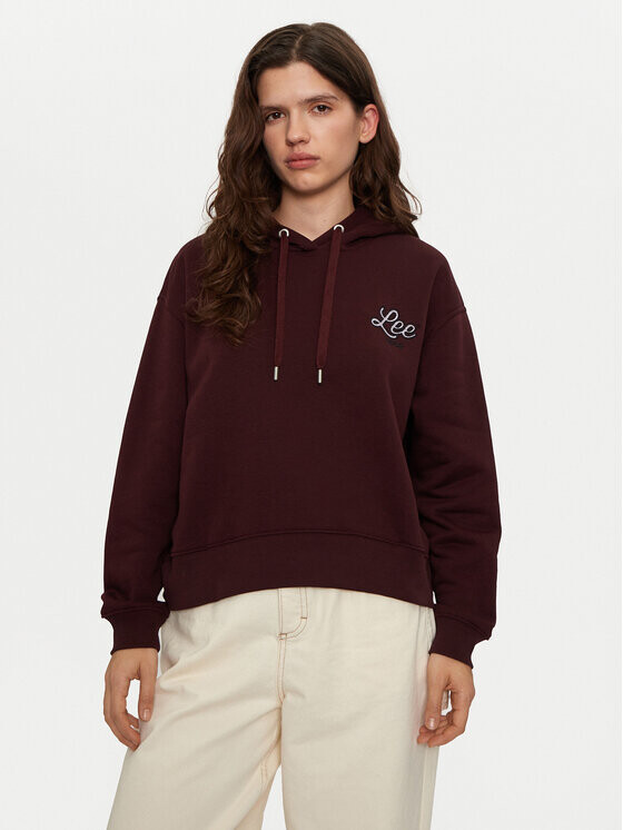 Толстовка свободного кроя Lee, красный
Толстовка свободного кроя Lee, красный
