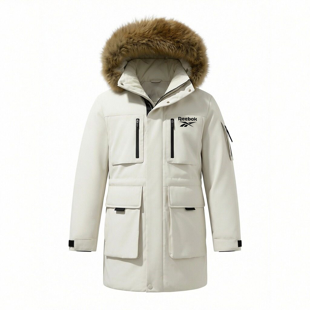 Пуховик Unisex с капюшоном утепленный карго-пуховик Reebok, темно cream белый
Пуховик Unisex с капюшоном утепленный карго-пуховик Reebok, темно cream белый