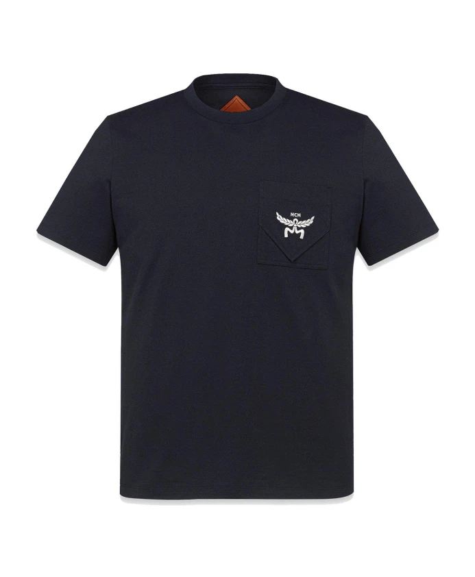 Футболка Essential из натурального хлопка с логотипом на нагрудном кармане. Mcm, синий
Футболка Essential из натурального хлопка с логотипом на нагрудном кармане. Mcm, синий