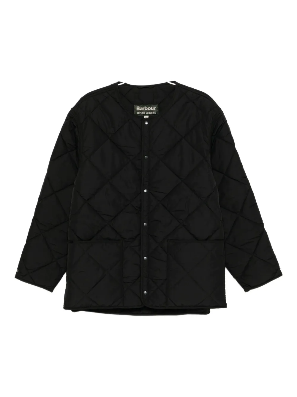 Стеганая куртка из коллаборации с Barbour Kaptain Sunshine, черный 
Стеганая куртка из коллаборации с Barbour Kaptain Sunshine, черный