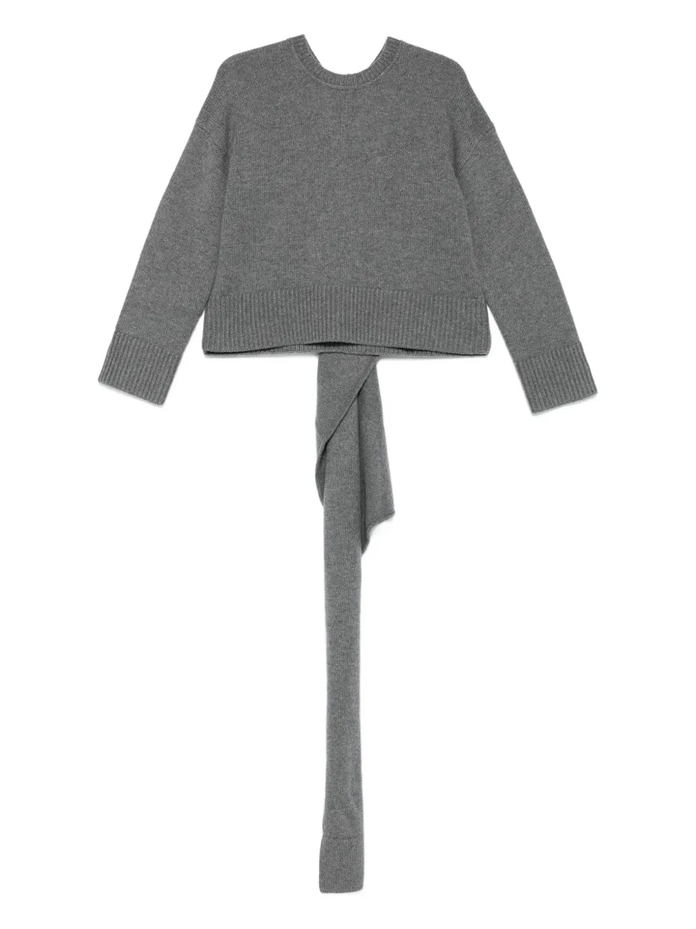 Свитер с шарфом Simkhai, серый 
Свитер с шарфом Simkhai, серый