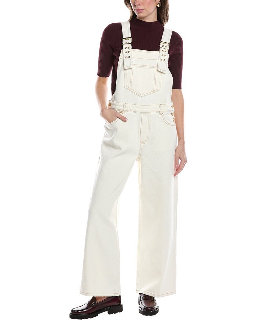 Плотный джинсовый комбинезон GANNI, белый
Плотный джинсовый комбинезон GANNI, белый