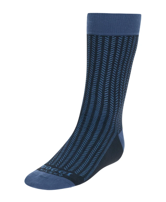 Носки в елочку Boggi Milano, синий
Носки в елочку Boggi Milano, синий