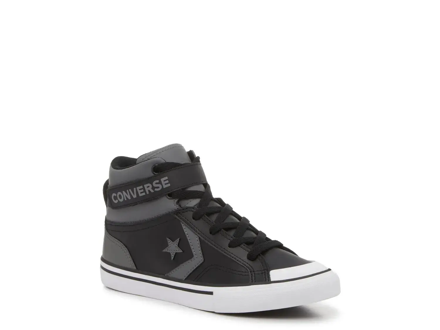 Высокие кеды Converse Pro Blaze — детские, серые/черные
Высокие кеды Converse Pro Blaze — детские, серые/черные