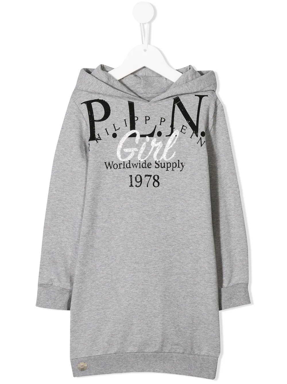 Платье-толстовка с капюшоном Philipp Plein Junior, серый
Платье-толстовка с капюшоном Philipp Plein Junior, серый