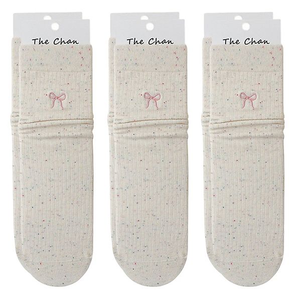 Женские носки 3 шт с вышитым бантом и мягкой резинкой Anna-Kaci, White Pink
Женские носки 3 шт с вышитым бантом и мягкой резинкой Anna-Kaci, White Pink