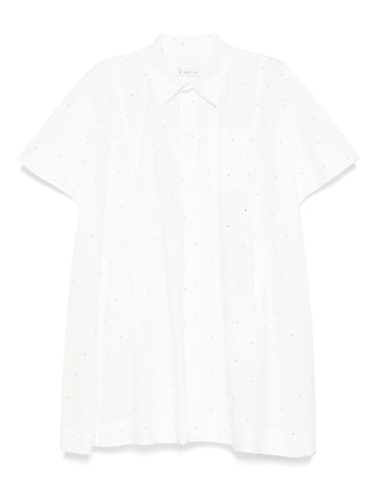 Платье-рубашка Manuel Ritz, украшенное стразами, белый
Платье-рубашка Manuel Ritz, украшенное стразами, белый