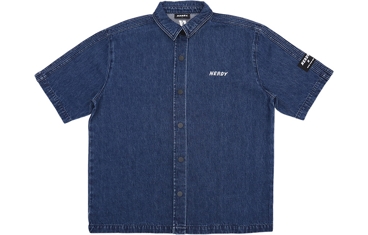 Nerdy Рубашка унисекс синяя
Nerdy Рубашка унисекс синяя