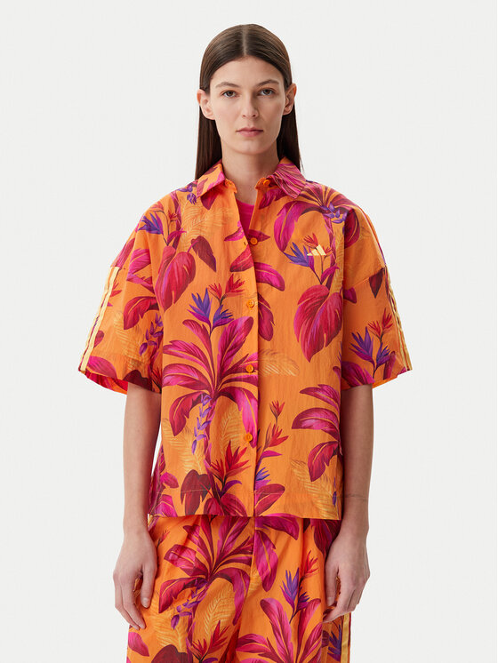 Свободная рубашка FARM Premium JD6281 Adidas, оранжевый 
Свободная рубашка FARM Premium JD6281 Adidas, оранжевый