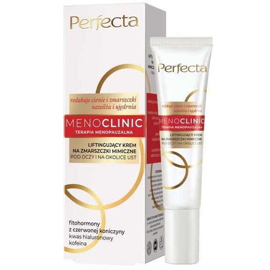 Крем-лифтинг от мимических морщин под глазами и вокруг рта, 15мл Perfecta Menoclinic
Крем-лифтинг от мимических морщин под глазами и вокруг рта, 15мл Perfecta Menoclinic