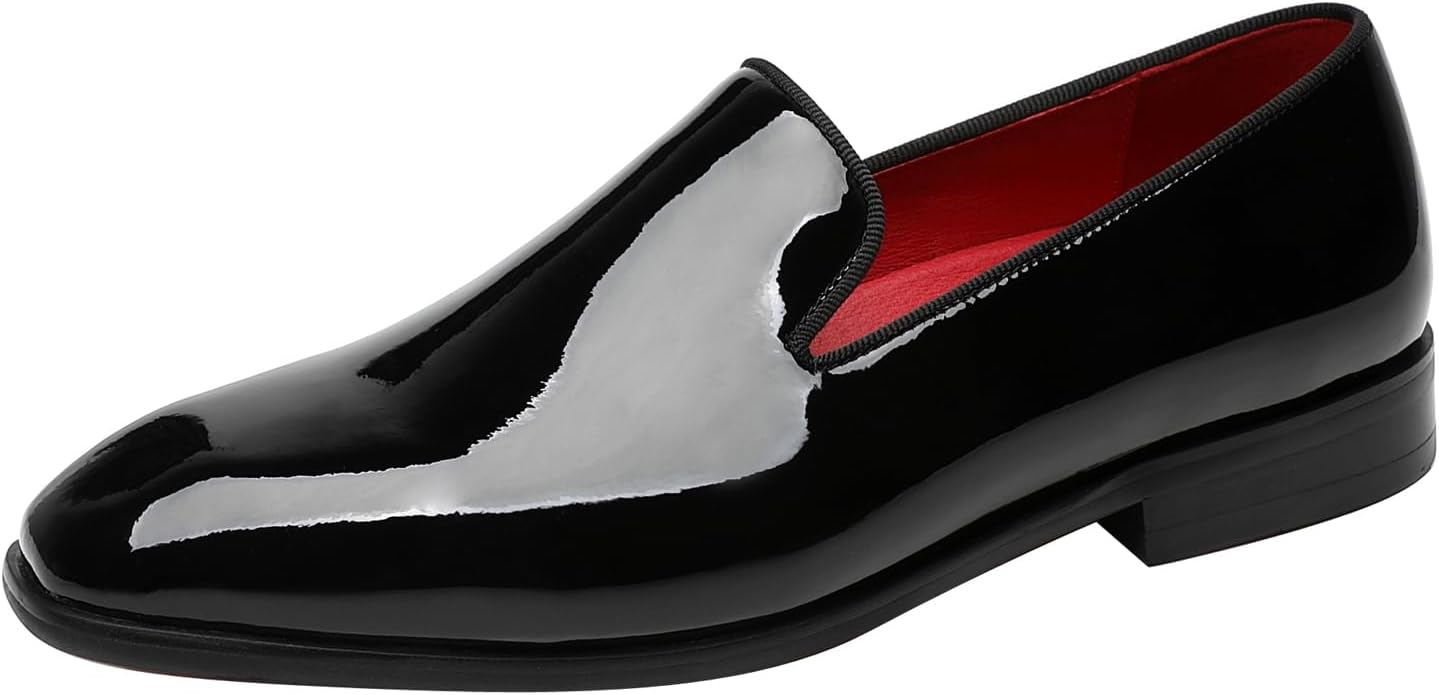 Мужские лоферы ELANROMAN из лакированной кожи для свадьбы и вечеринки, черный
Мужские лоферы ELANROMAN из лакированной кожи для свадьбы и вечеринки, черный