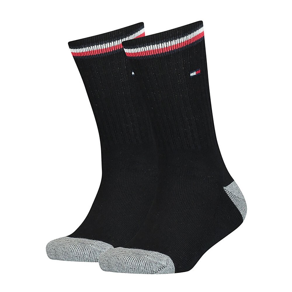 Носки Toммy Hilfiger Iconic Sports Kids 2 шт, черный 
Носки Toммy Hilfiger Iconic Sports Kids 2 шт, черный