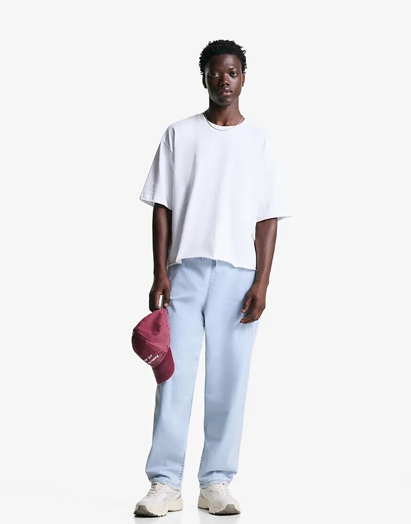 Светлые джинсы Bershka Jogger
Светлые джинсы Bershka Jogger