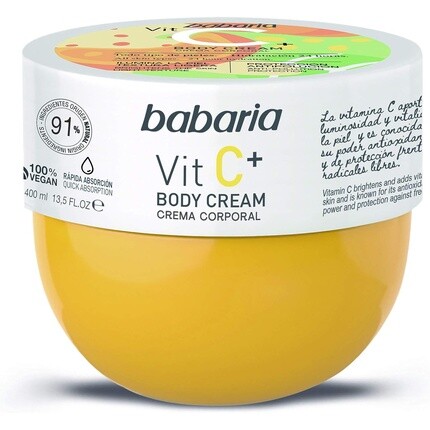 Крем для тела с витамином С 400мл, Babaria
Крем для тела с витамином С 400мл, Babaria