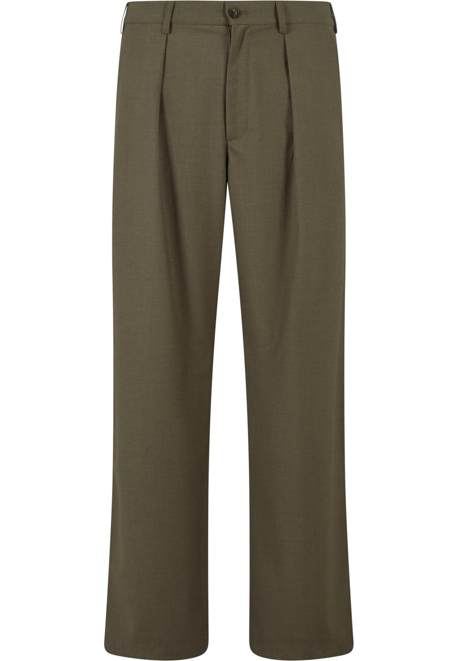 Свободные брюки со складками спереди Prohibited, оливковый
Свободные брюки со складками спереди Prohibited, оливковый