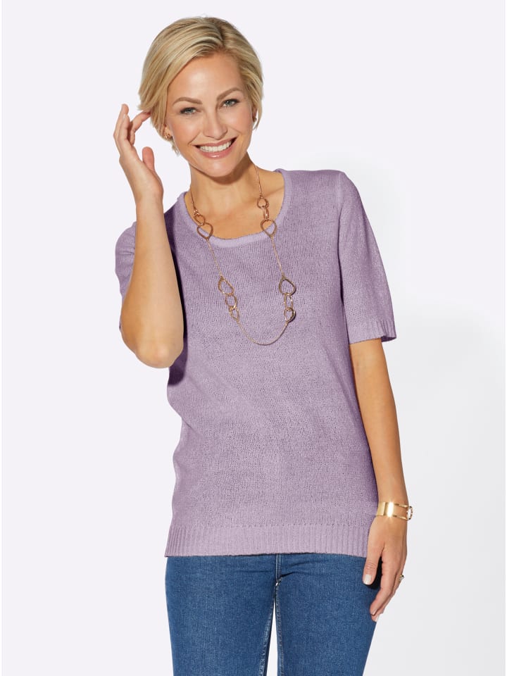 Свитер с круглым вырезом сиреневого цвета WITT WEIDEN
Свитер с круглым вырезом сиреневого цвета WITT WEIDEN