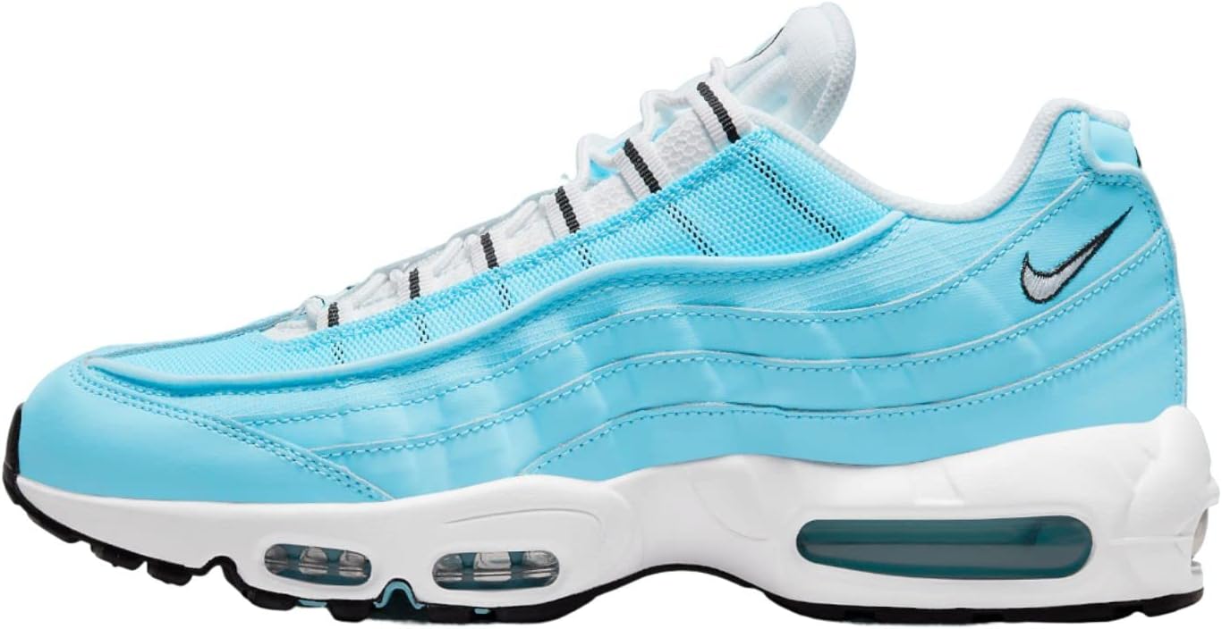Nike mens AirMax 95, Blue White Black University Blue White Black
Nike mens AirMax 95, Blue White Black University Blue White Black