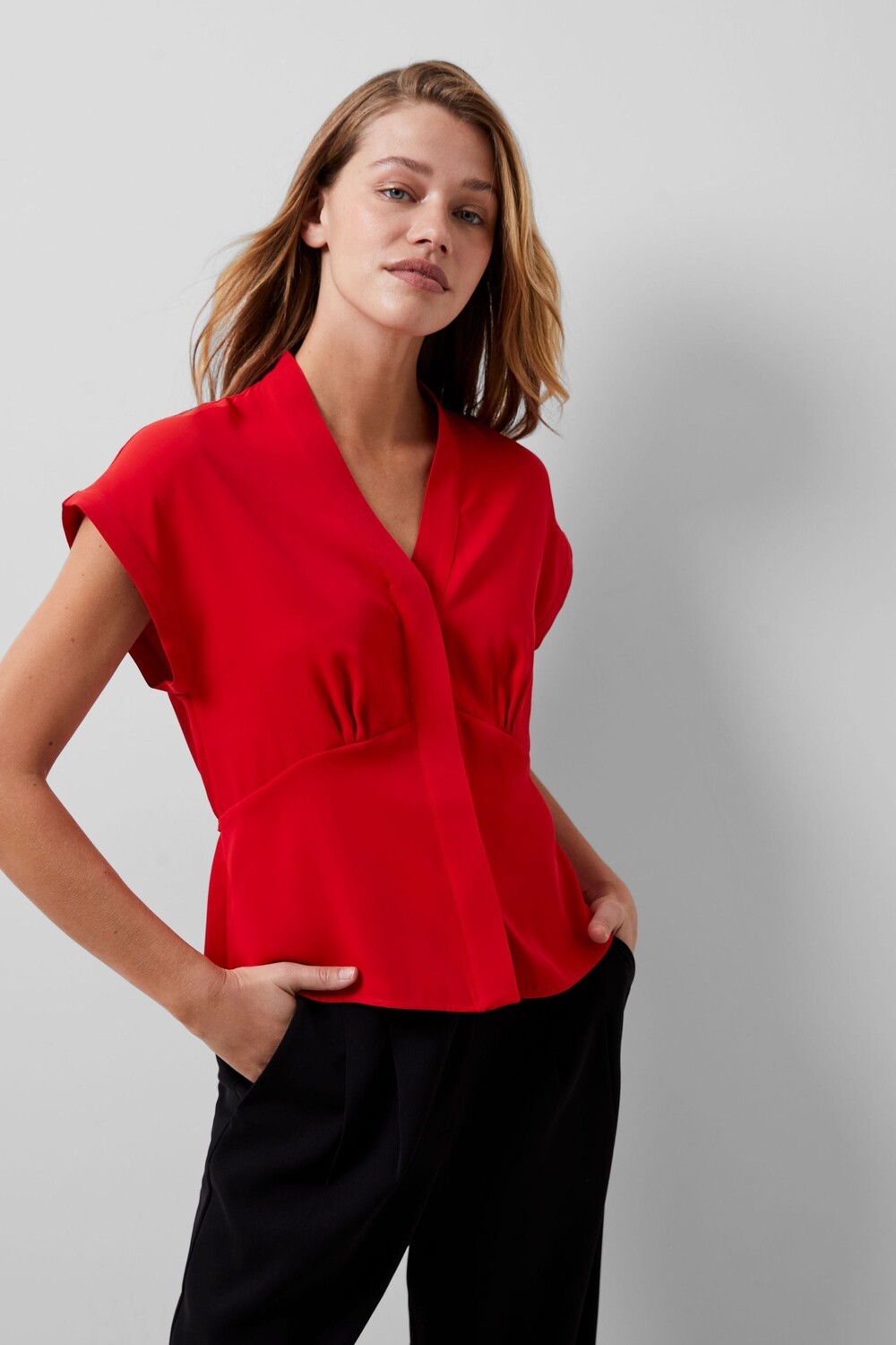 Блузка Carmen из крепа French Connection, красный
Блузка Carmen из крепа French Connection, красный