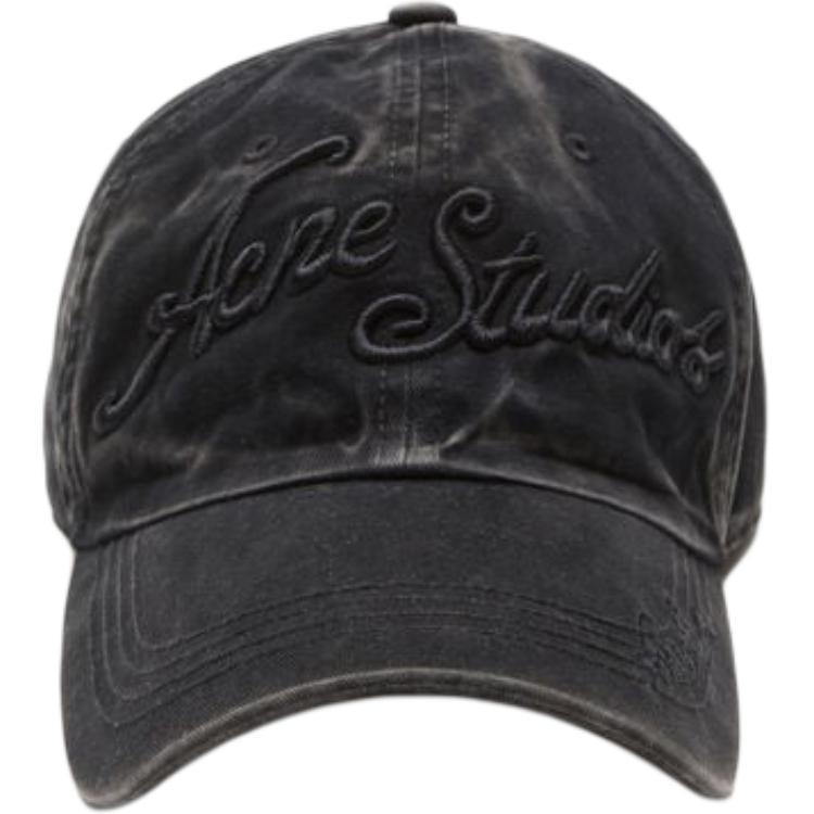 Фирменная кепка с изогнутым козырьком и детальным логотипом Acne Studios, черный
Фирменная кепка с изогнутым козырьком и детальным логотипом Acne Studios, черный