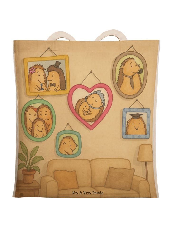 Mr. & Mrs. Panda Сумка с изображением семейства ежиков, без надписи, белого цвета
Mr. & Mrs. Panda Сумка с изображением семейства ежиков, без надписи, белого цвета