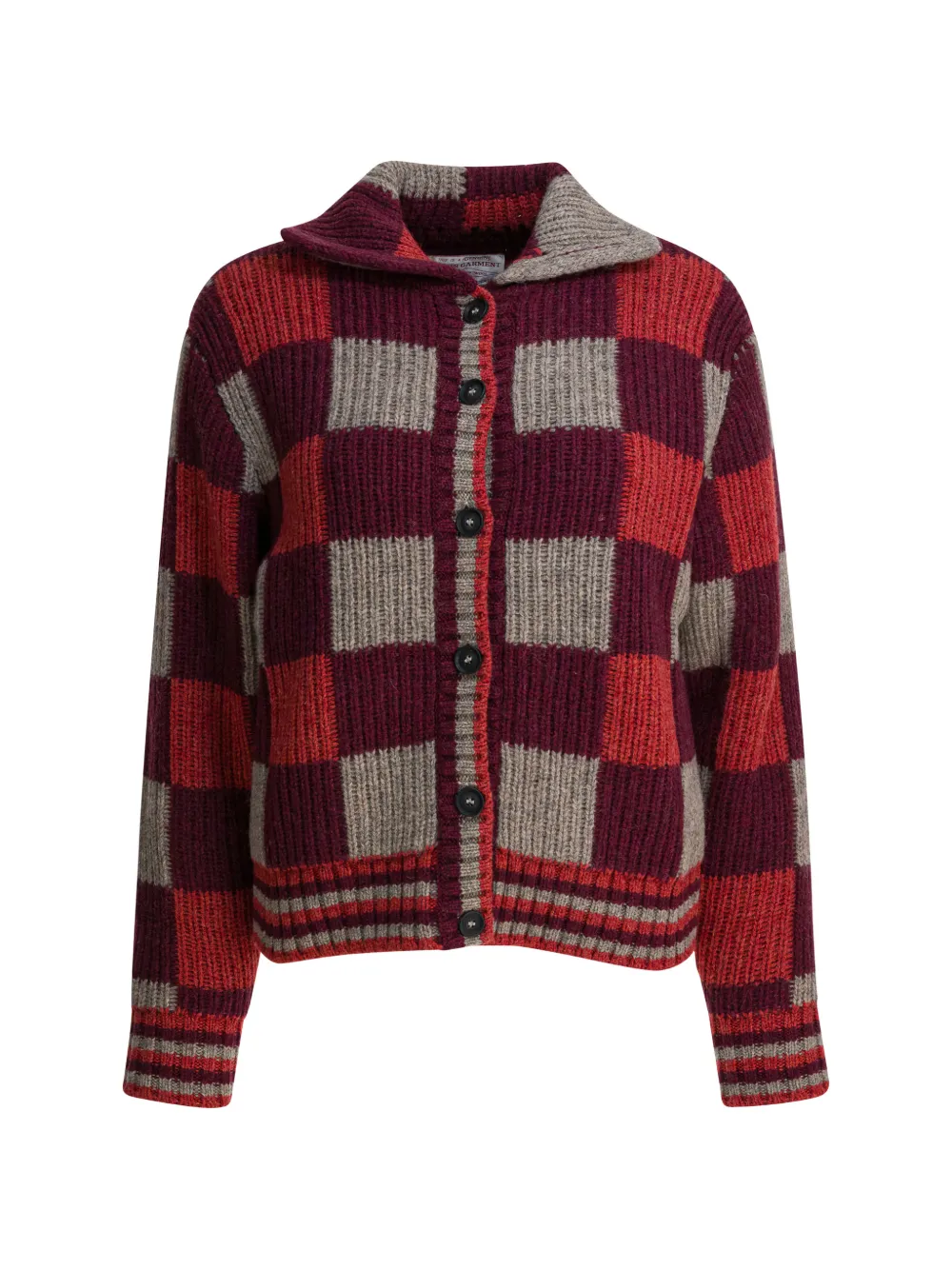 Кардиган в клетку с отложным воротником Filson, красный
Кардиган в клетку с отложным воротником Filson, красный