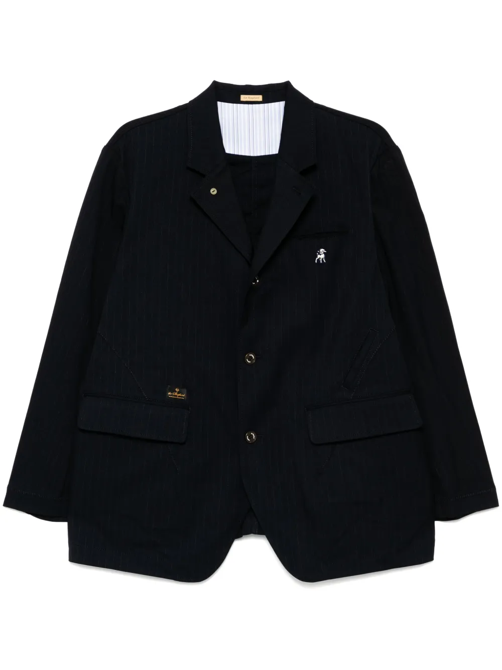 Пиджак с нашивкой-логотипом Undercover, синий
Пиджак с нашивкой-логотипом Undercover, синий