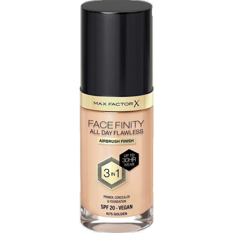FaceFinity Безупречный макияж на весь день 75 Max Factor, 30 ml 
FaceFinity Безупречный макияж на весь день 75 Max Factor, 30 ml