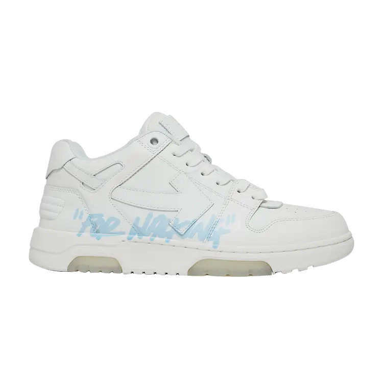 Кроссовки Off-White Off-White Out of Office 'For Walking - White Light Blue', белый 
Кроссовки Off-White Off-White Out of Office 'For Walking - White Light Blue', белый