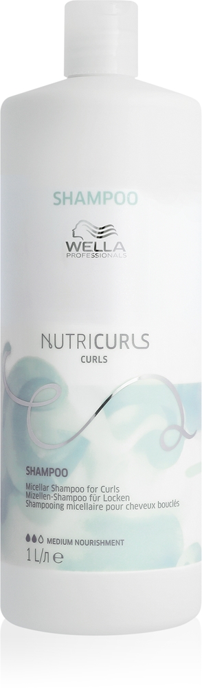 Нежный мицеллярный шампунь Nutricurls Curls для вьющихся волос Wella Professionals, 1000 мл
Нежный мицеллярный шампунь Nutricurls Curls для вьющихся волос Wella Professionals, 1000 мл