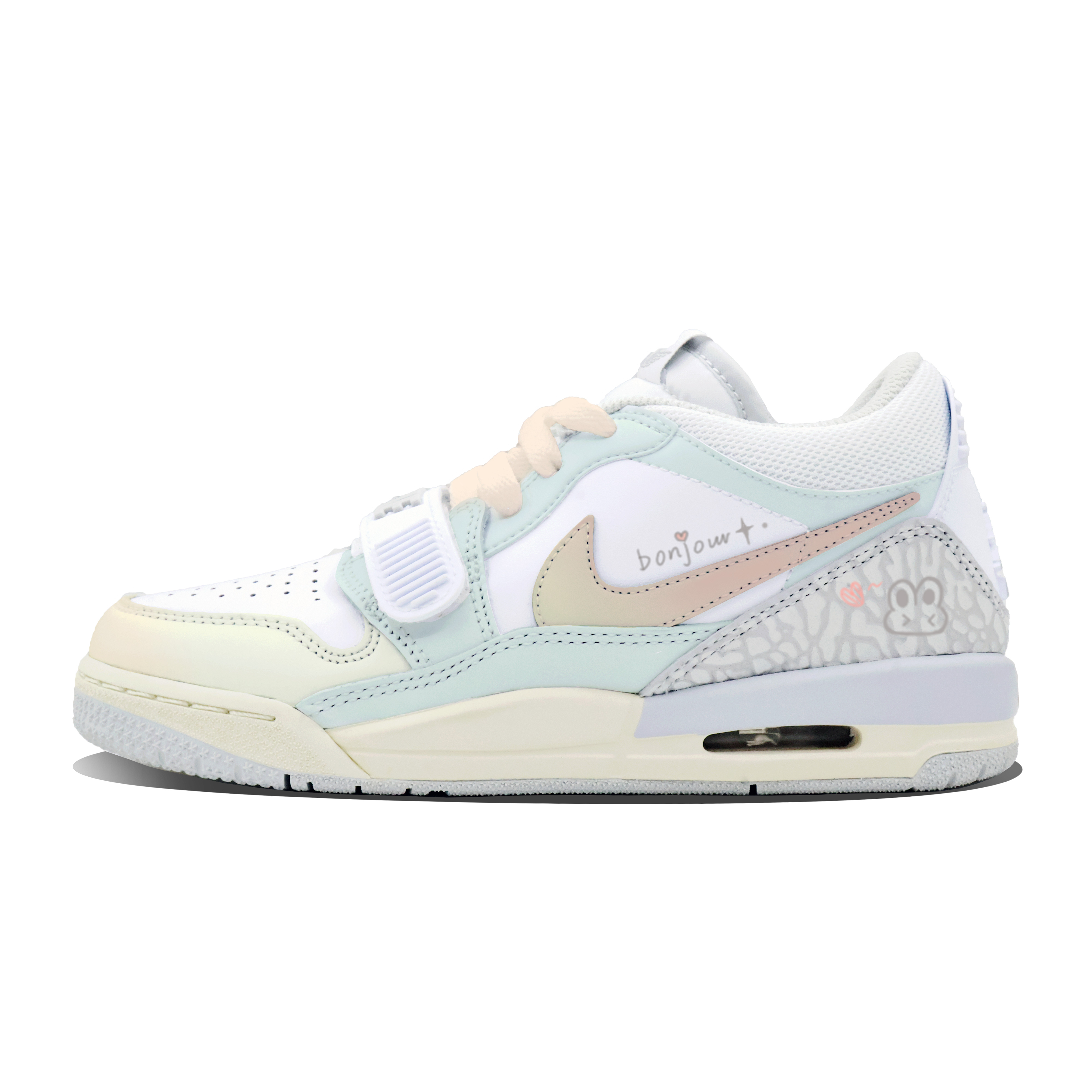 Детские баскетбольные кроссовки Legacy 312 с низким верхом и противоскользящим покрытием для подростков Jordan, зеленый/розовый
Детские баскетбольные кроссовки Legacy 312 с низким верхом и противоскользящим покрытием для подростков Jordan, зеленый/розовый